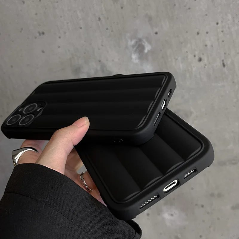 New Products The Pure Cool Black Roman Column Street Fashion Cell Phone Case For iPhone X XS XS Max 11 12 13 Pro Max