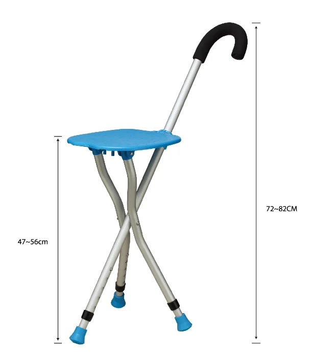 3 Legs Superior Quality Telescopic Walking Cane Chair for the