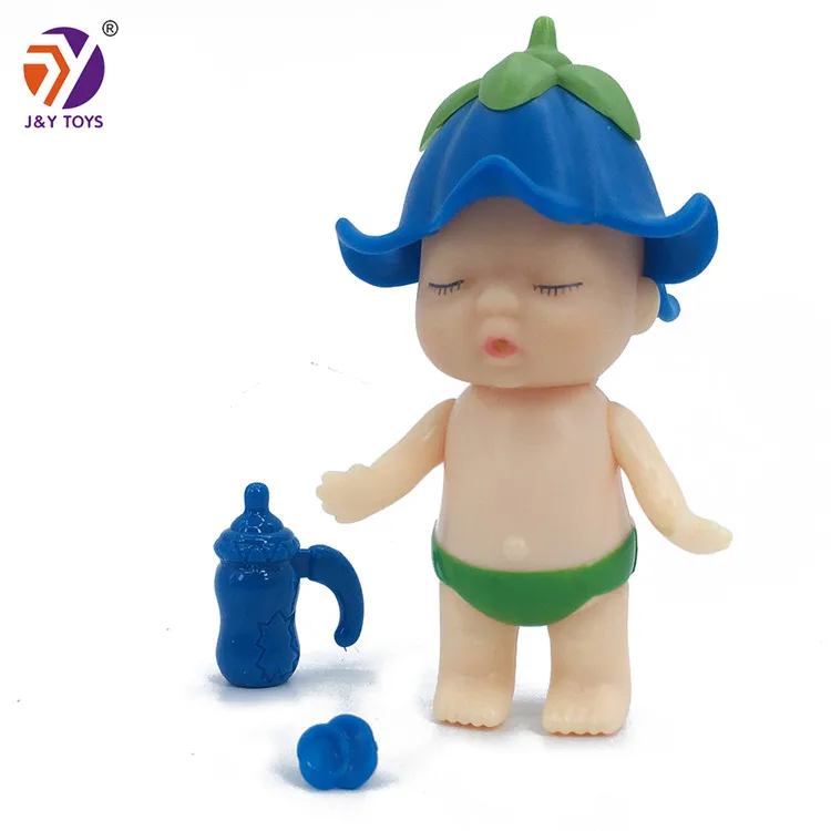 Wholesale cheap kids cute doll soft plastic toys 24pcs mini soft silicone newborn baby doll