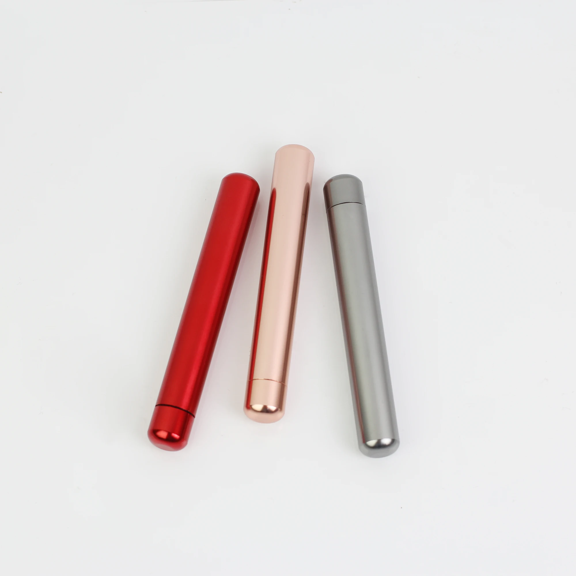 Single metal Aluminum portable cigar tube packaging travel tube