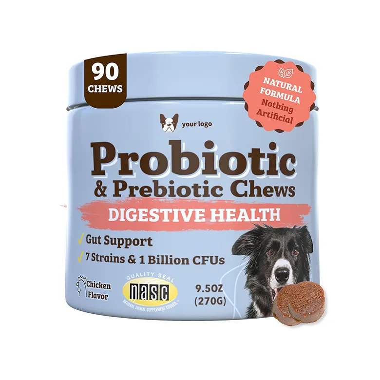 Top Sale Healthcare Pet probiotics help with diarrhea constipation digestive problems gut health dog pet supplement
