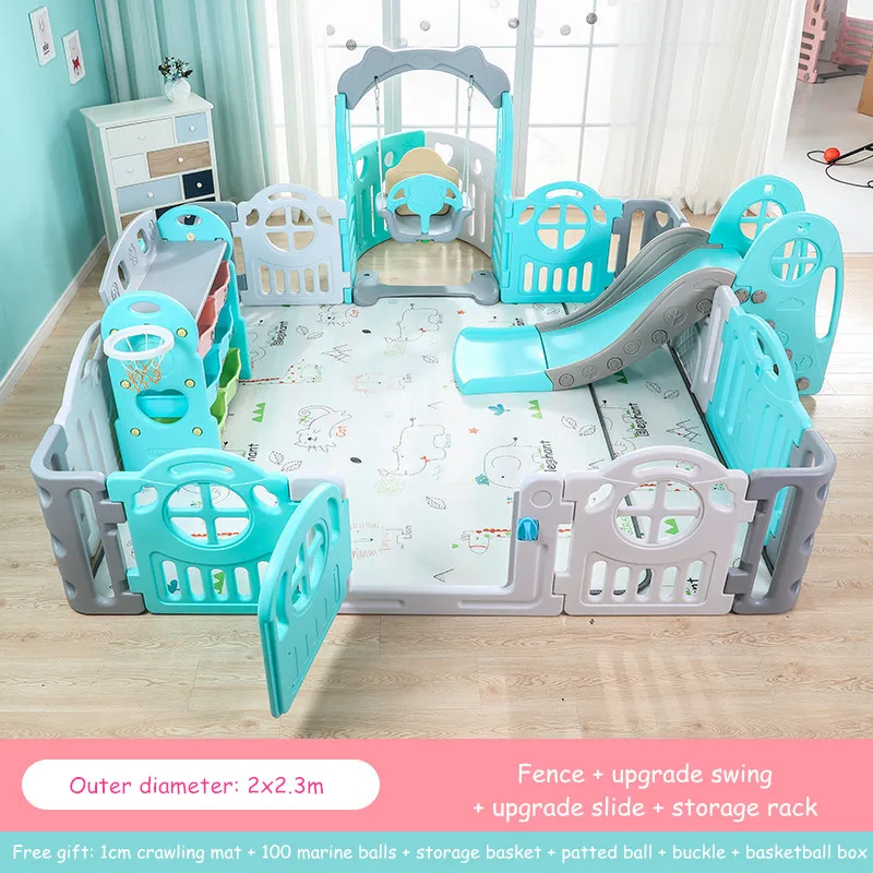 Baby Kids Playpen Indoor Playgrounds Family Amusement Park Baby Fence Game Center Child Safety Fence Barriere De Securite Enfant