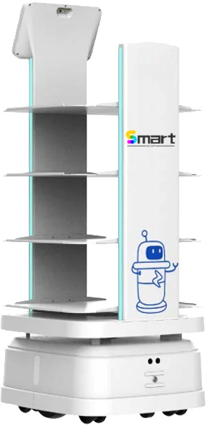 Factory supply  delivery robot track navigation  food delivery robot
