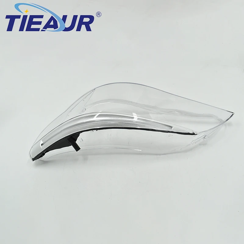 TIEAUR Transparent Plastic Car Headlight Lens Cover for E60 2008-2010  Year