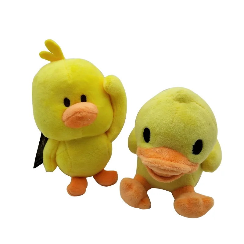 
 2019 горячие тенденции oem kawaii милый мультфильм небольшой сидя мягкий пользовательский утка плюшевые игрушки куклы для маленьких детей  