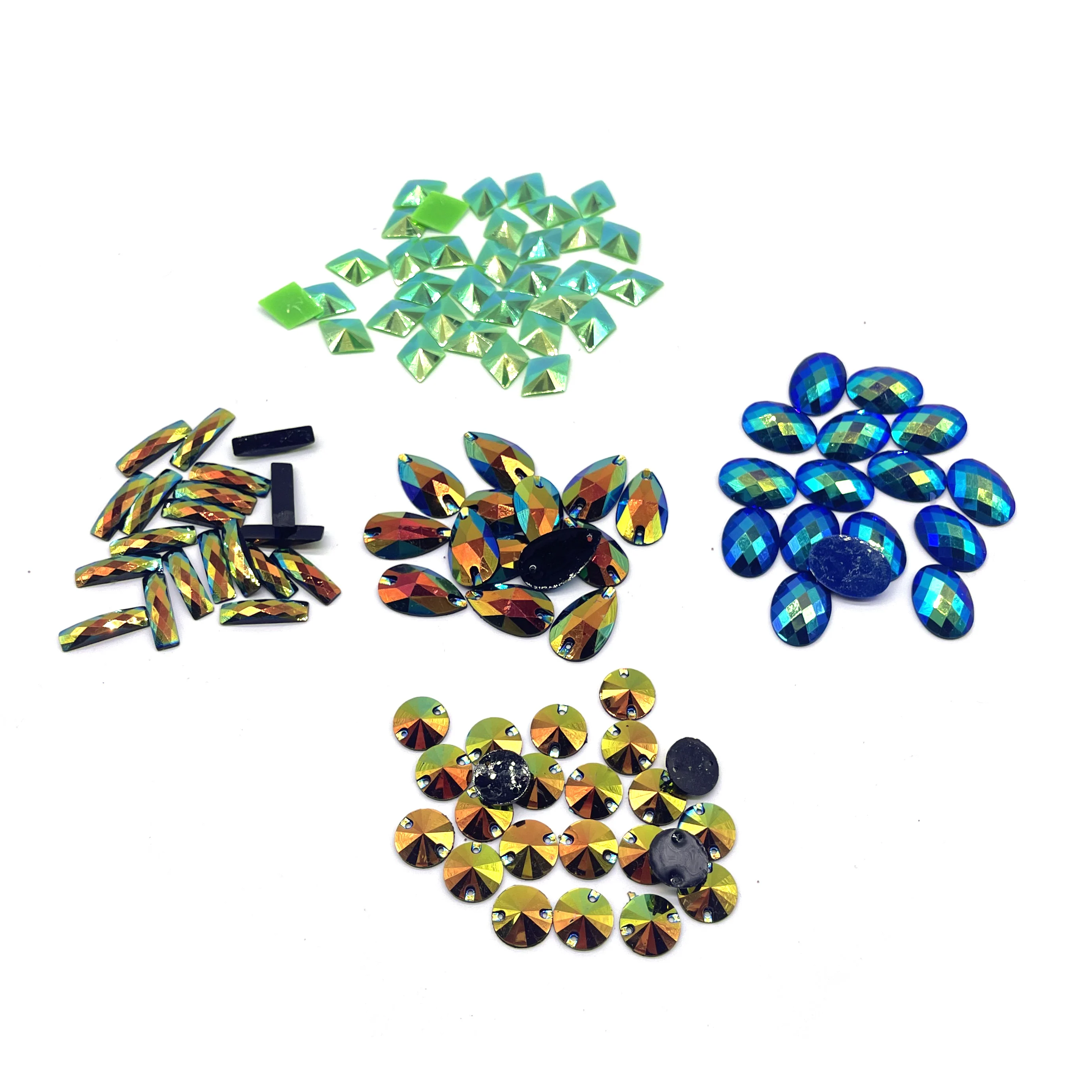 Hot Selling Resin Rhinestones Glue for Embellishing Costumes Dresses Shoes Other Carnival Clothing Accessories with Loose Gems