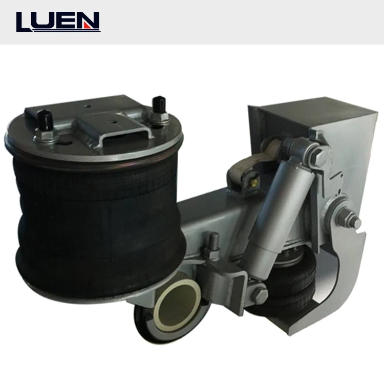 LUEN high quality semi trailer parts tandem axle trailer 13ton American air suspension