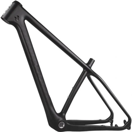 High Quality 26inch Carbon Fiber Tapered Head Tube Light Weight Carbon Fiber T1000 Fat Tire Bicycle Frame Carbon Frame