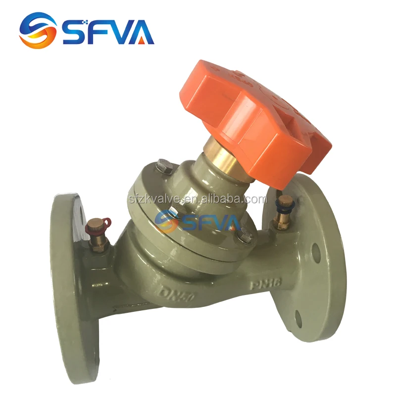 SFVA BRAND GOOD QUALITY PN16 DN100 Cast iron water static balance valve price