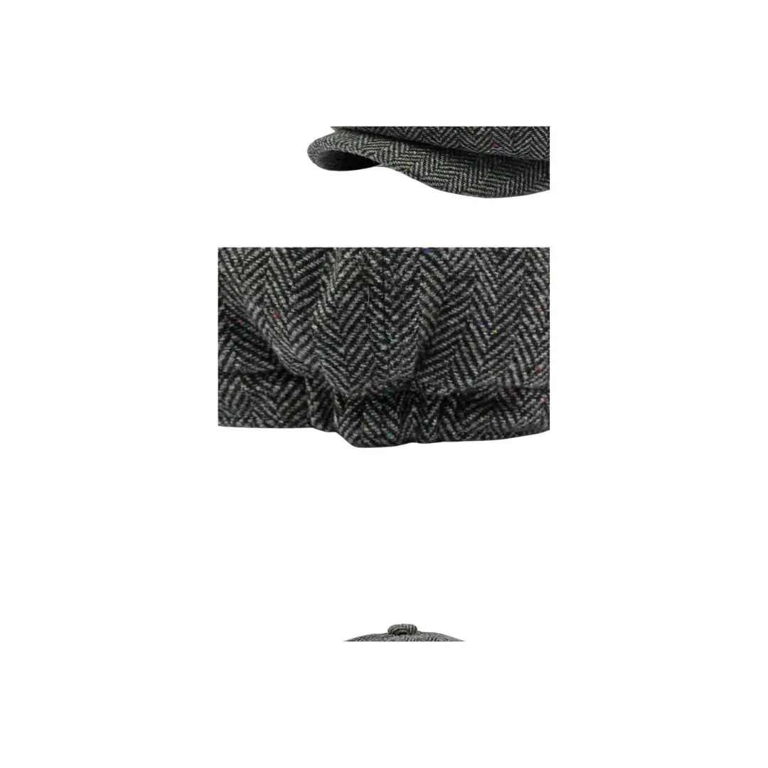 Wholesale Newsboy Custom Logo Newsboys Baker Boy Cabbie Flat Bill Ivy Hat Vintage Snapback Cap For Men