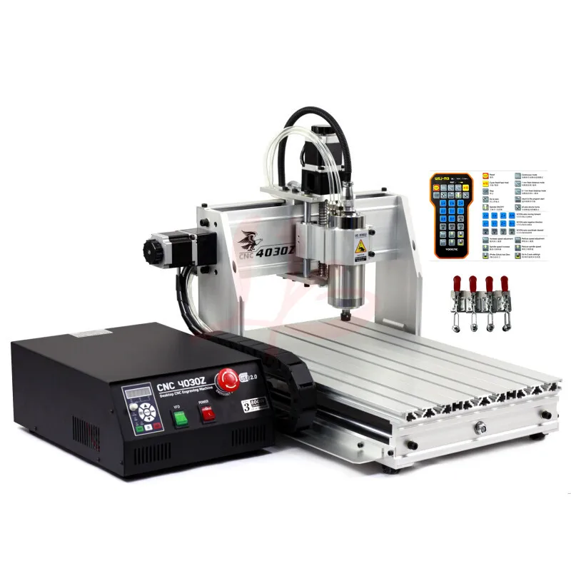 3040 1500W CNC Router Engraver/ YOOCNC Engraving Drilling and Milling Machine with 4 axis
