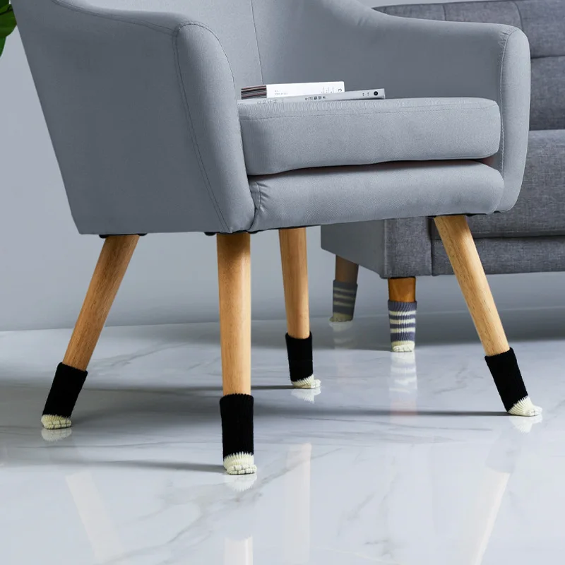 
Floor Protectors Set Socks Elastic Non Slip Stool Table Sofa Square Cover Feet Cap Furniture Felt Pads Chair Leg Floor Protector 