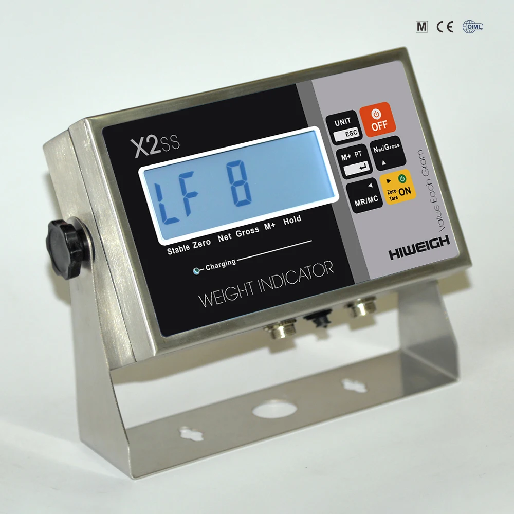 
X2SS Oiml Approved Digital Weighbridge Weighing Controller Indicator 