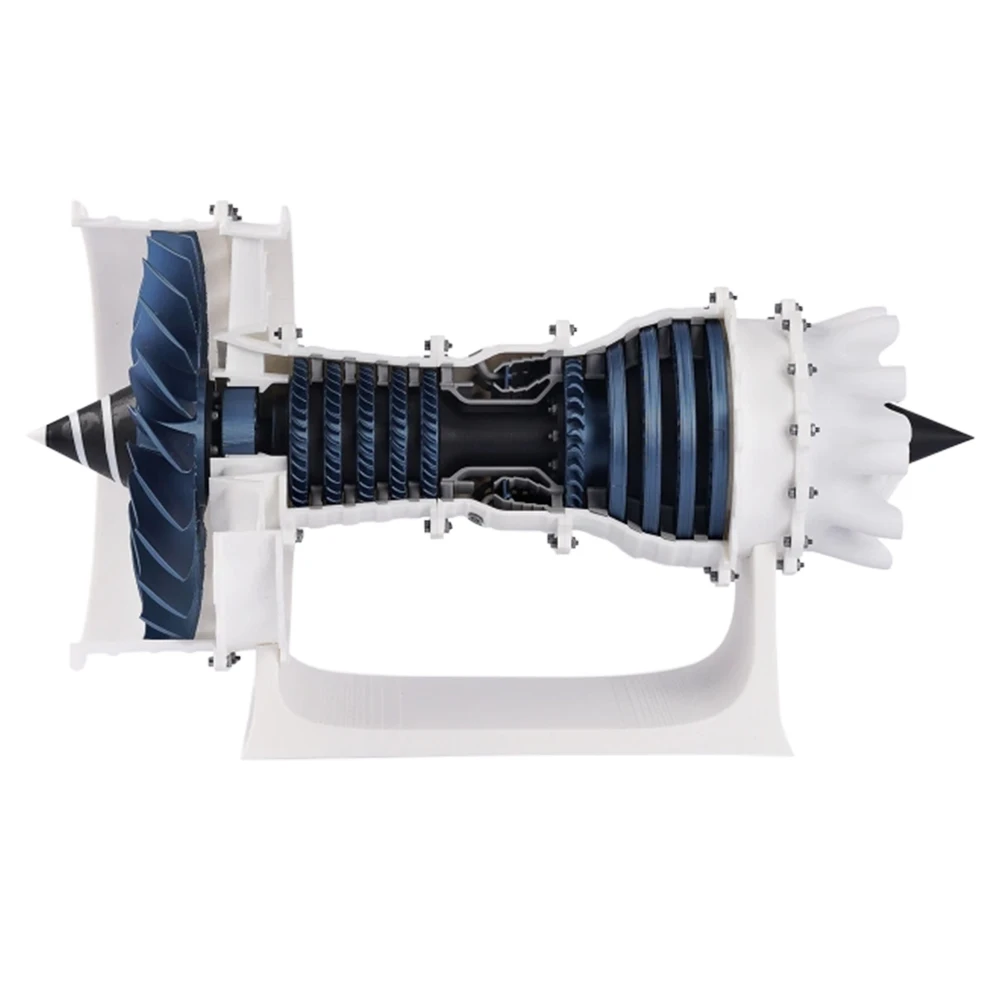 Bambu Lab Jet Engine Model Components Kit For Bambu Lab Aircraft engine 3D Print Parts Model Kit 3d Printer Parts