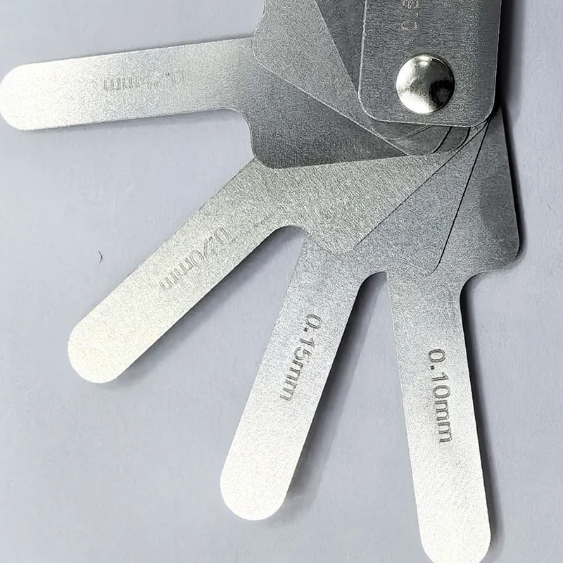 Dental Tooth Gap Measuring Ruler Interproximal Reduction Gauge Measure Reciprocating IPR Orthodontic Treatment Tools