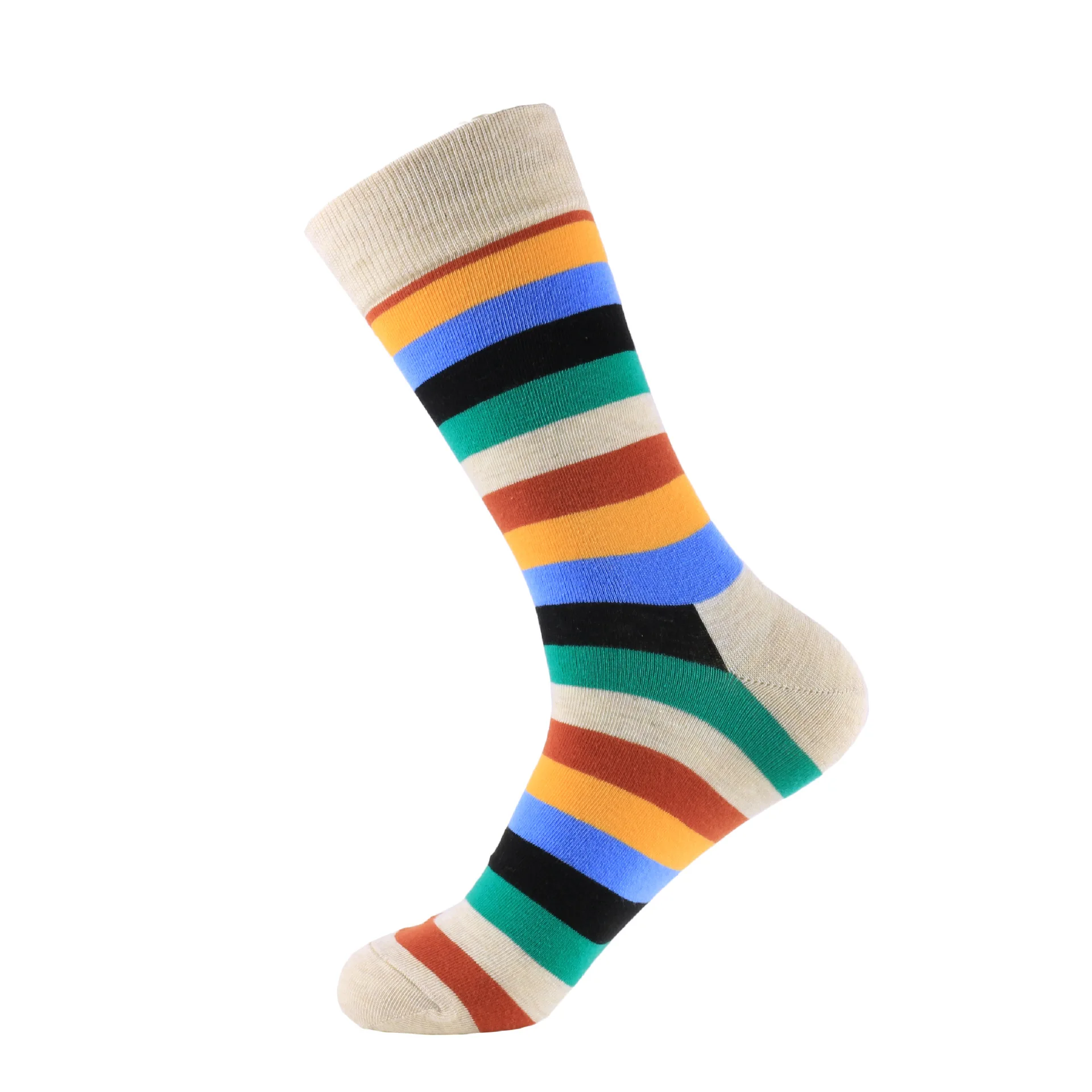 KT-K  Funny Pattern Fun Colorful Men Crew Socks  Party Dress Socks