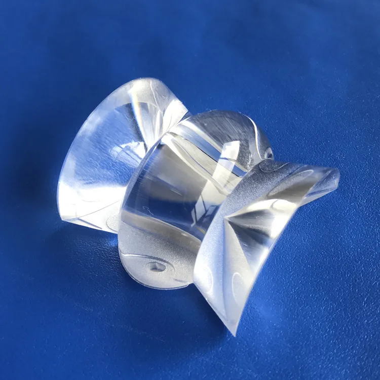 China Lens for emergency light warning light lens PMMA material easy assembly