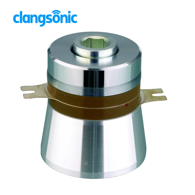 Clangsonic Ultrasonic Cleaning Machine Langevin Piezoelectric Transducer 60 Khz Ceramic Ultrasonic Transducer