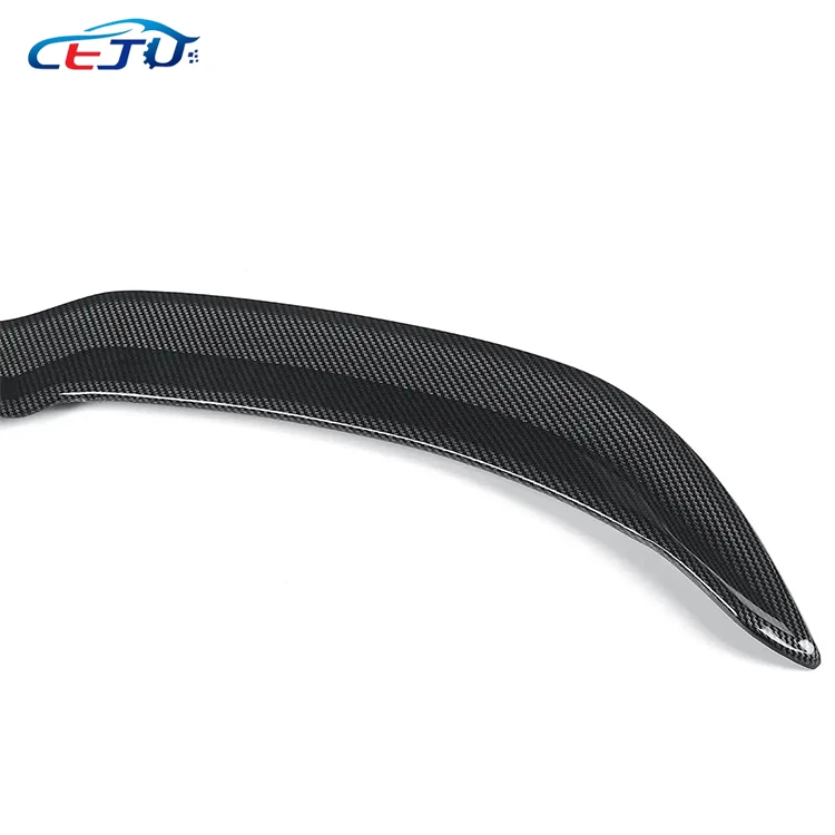 Rear Trunk Spoiler Rear Roof Lip Wing Spoiler Decoration Glossy Black For Ford Focus MK4 ST-LINE 2019-2021