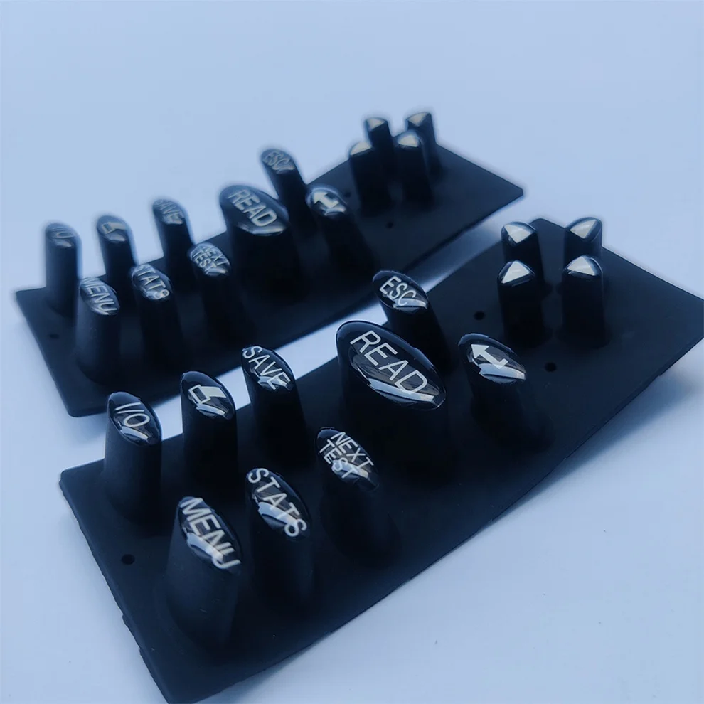 Customized Colored Backlit Silicon Laser Button Keypad Translucent Rubber Illuminated Midi Pad