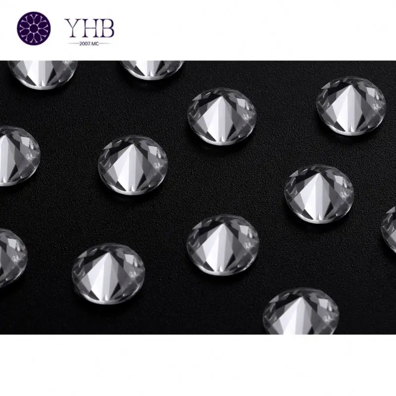 Brand Source Manufacturer Multi-Size Round Glass Solid And Stable Hotfix Christmas Nail Art Wholesale Rhinestones