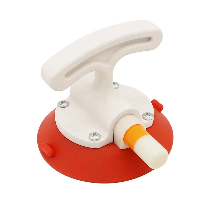 4.5Inch T-shape Handle Manual Rubber Suction Cup Car Glass Suction Cups Vacuum Pump Sucker