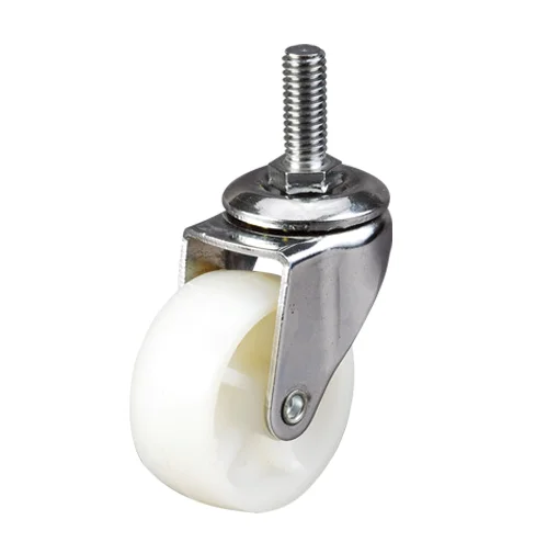 1.5inch swivel pu caster  light duty caster with screw stem wear resistant