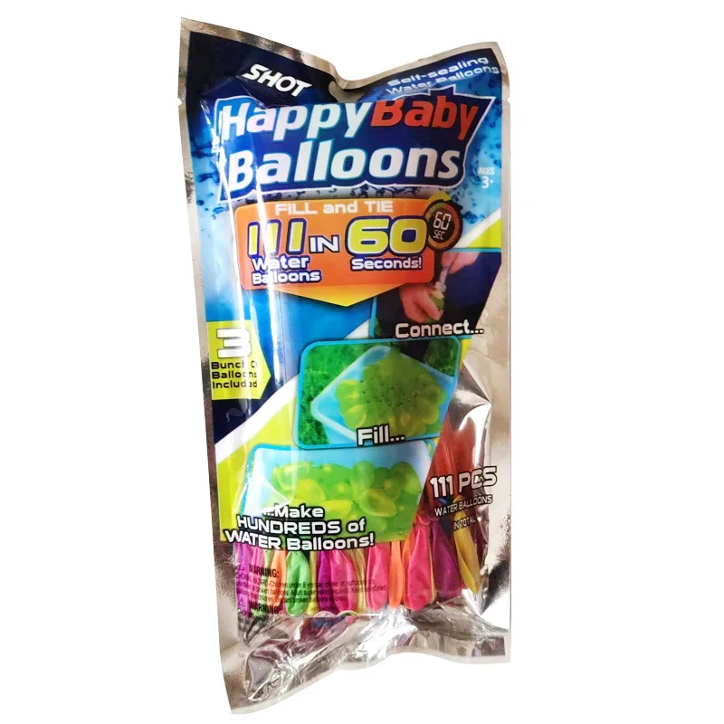 Wholesale Water Balloon 3 Bunch 111 Ball Bomb Boobs Quick Fill Easy Rapid Quick Fill Magic Self Sealing For Fighting Game