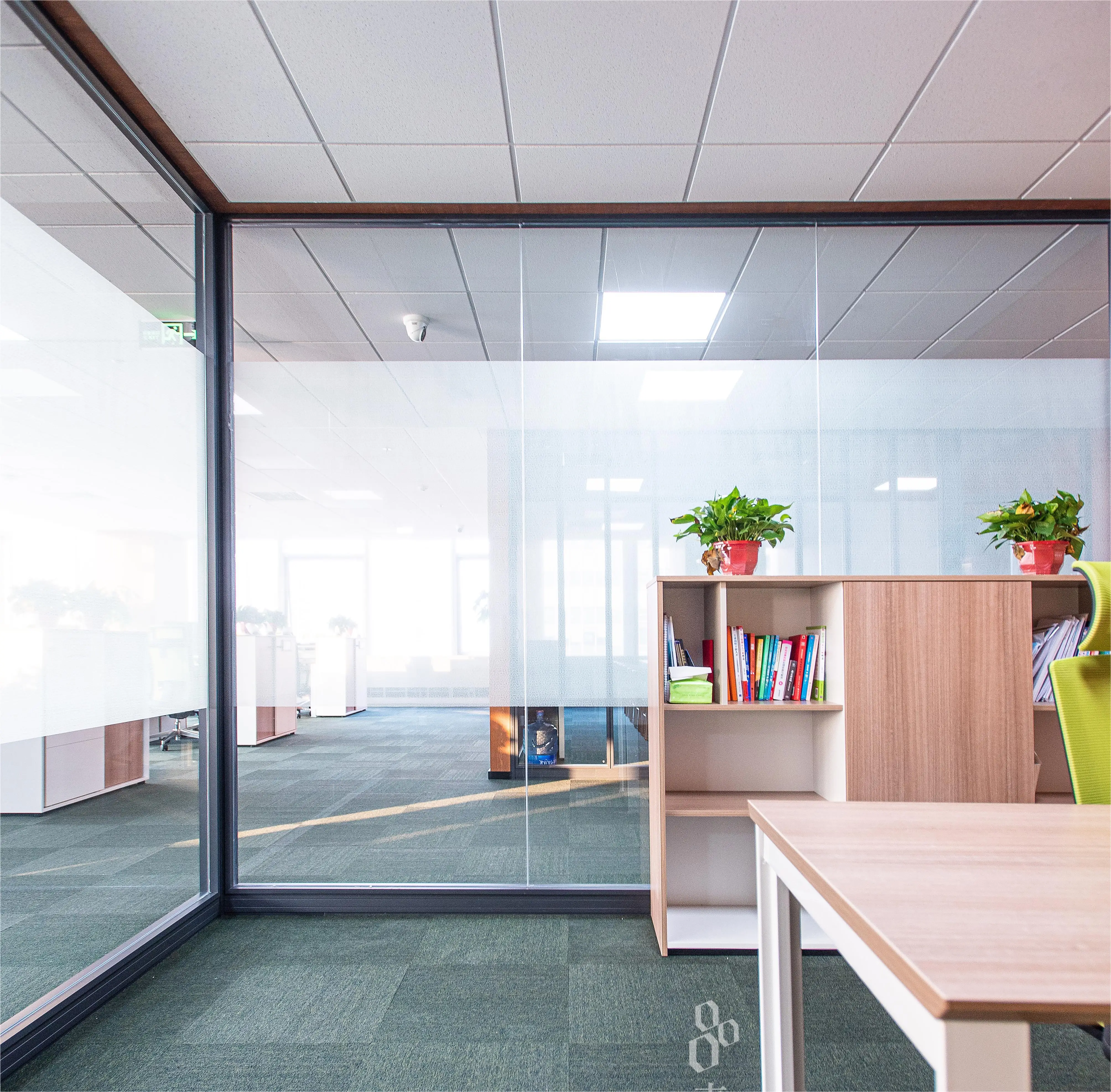 Interior Frameless Glass Partition Wall For Office panoramic partition China Supplier