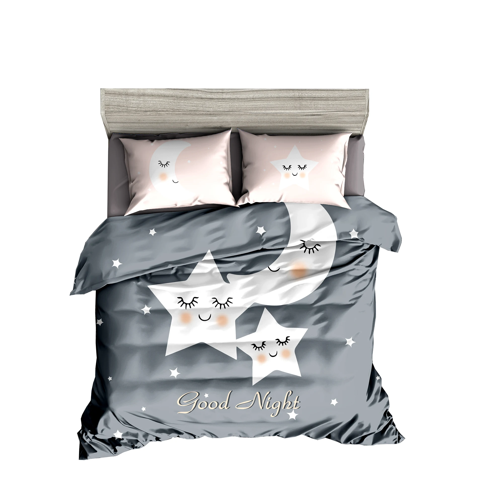 Customized design 100% cotton digital printing 3D adult and kids bedding sets
