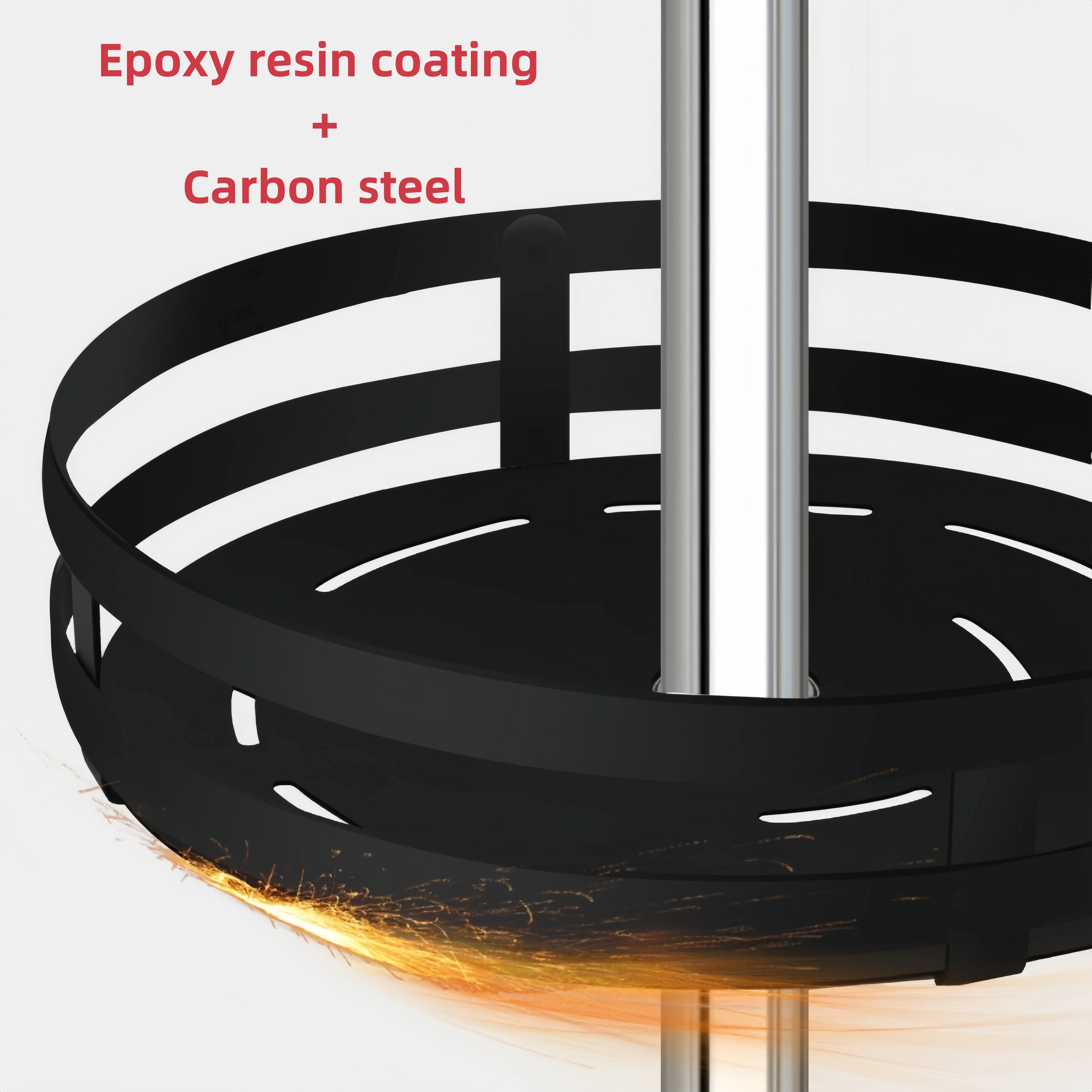 1 Tier Spice Rack Organizer Rotating Seasoning Organizer Metal Turntable Height Adjustable Spice Organization for Rack Spice