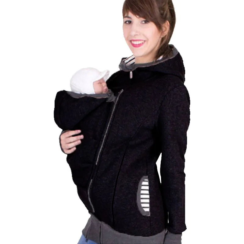 Maternity Sweatshirt Pregnant Women Hoodies Mother Thicken Sweater Outerwear Breastfeeding Coat Winter