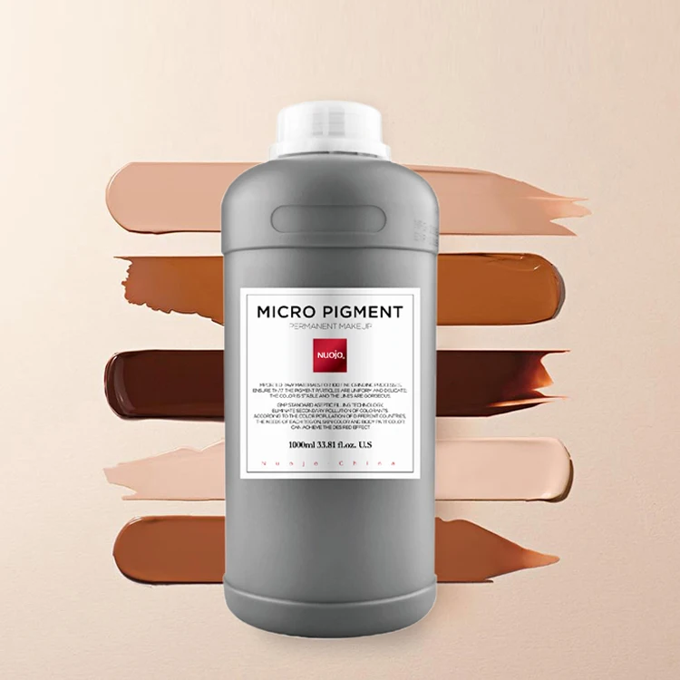 OEM Nuojo tattoo ink permanent makeup pigment for Machine Use Private Label Logo Pmu Eyebrow Pigment