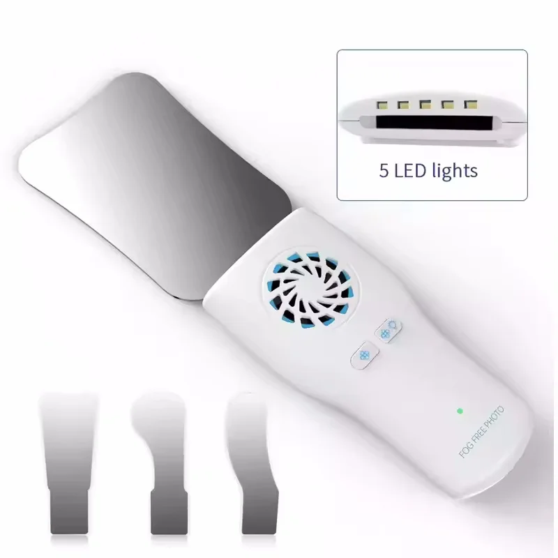 Dental fogless reflector with LED reflector, intraoral speculum for dental surgery