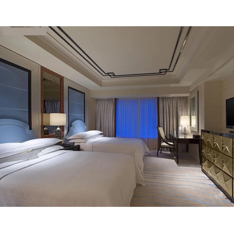 Роскошная современная гостиничная мебель для гостевой спальни 5