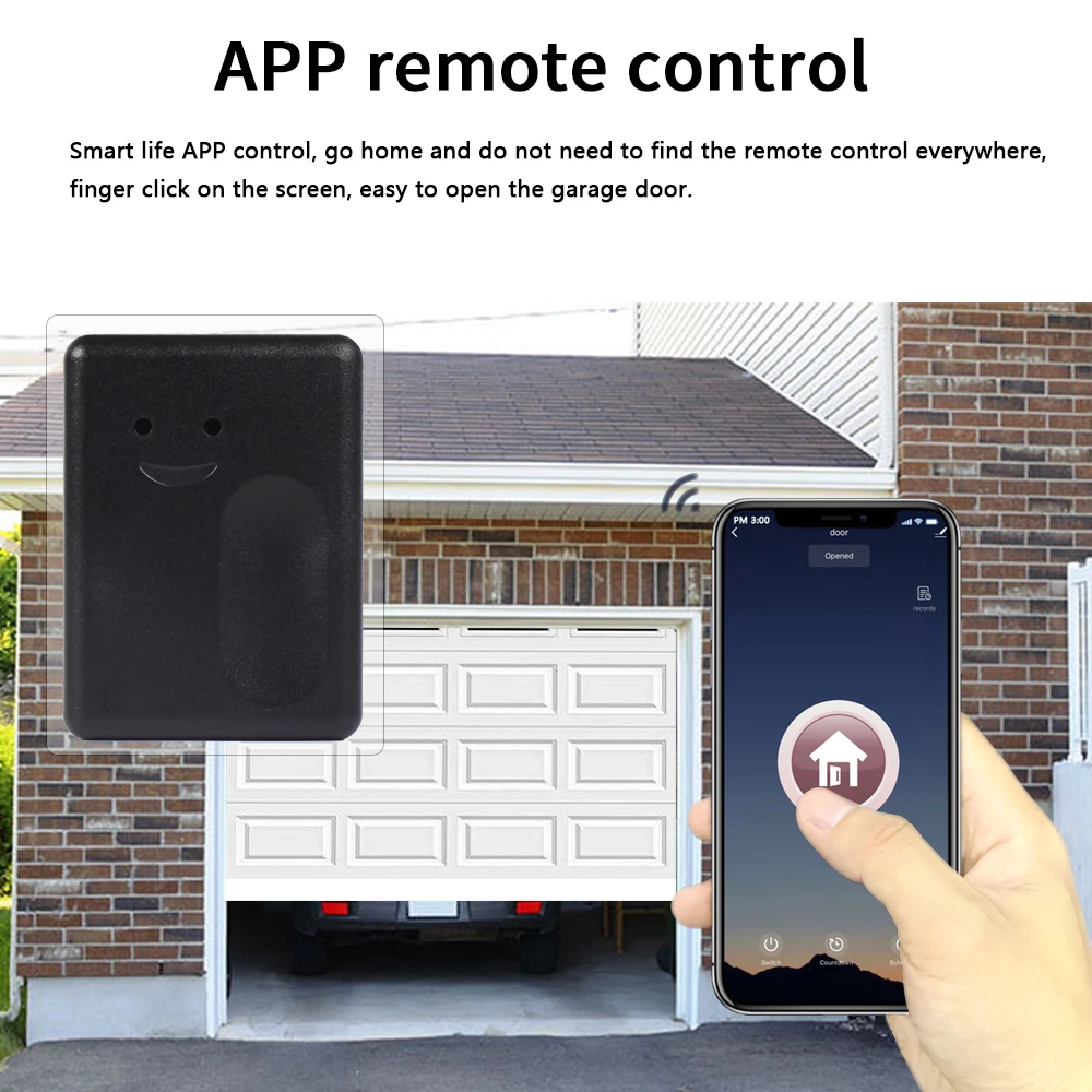 Door controller Tuya Wifi Remote Control Garage Door Smart Open and Close Detector work with  Amazon Alexa Google Home IFTTT