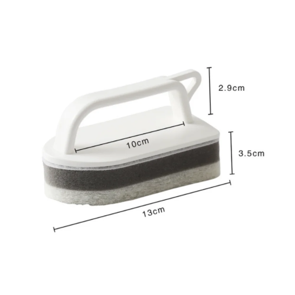 Kitchen Sponge Cleaning Sponge with Plastic Handle Magic decontamination multifunctional Brush and dishwashing Brush