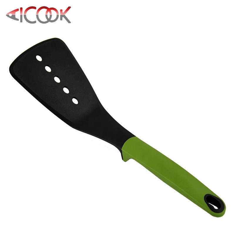 Colorful plastic kitchen cooking utensils set