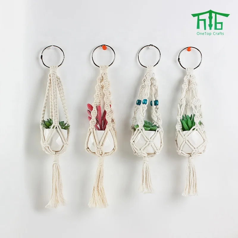 Car Accessories Rear View Mirror Charm Set 2 Cute Hanging Rearview Car Decor Hanger With Artificial Succulent