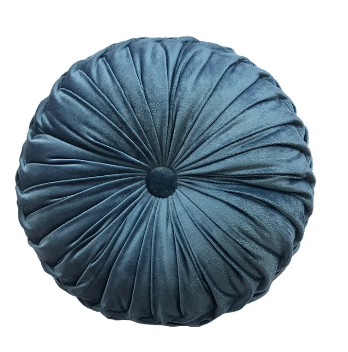 Wholesale Hand Wrinkled Christmas Sofa Cushion Covers Round Pumpkin Pillow Cushions For Home Decor