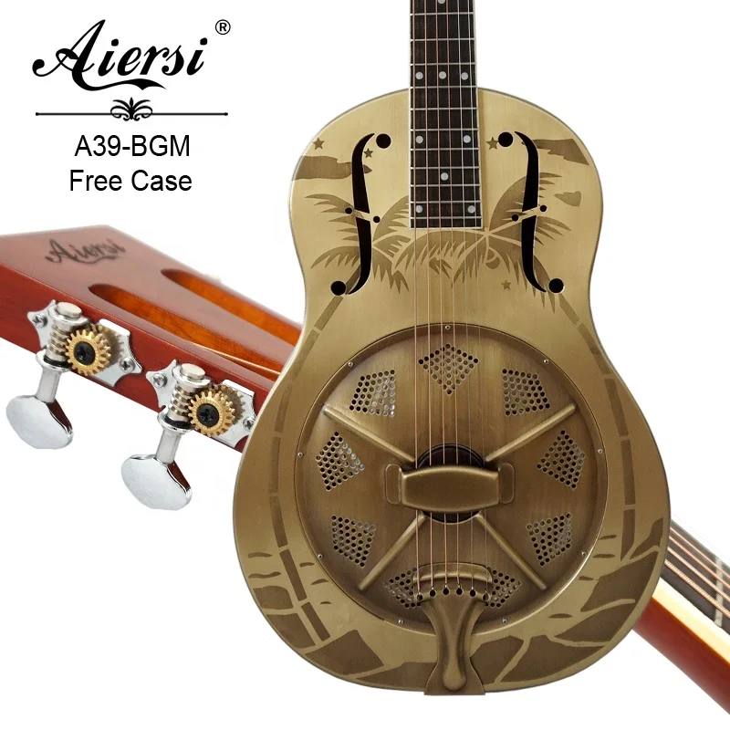 Aiersi Brand Wholesale Acoustic Resonator Guitar for sale