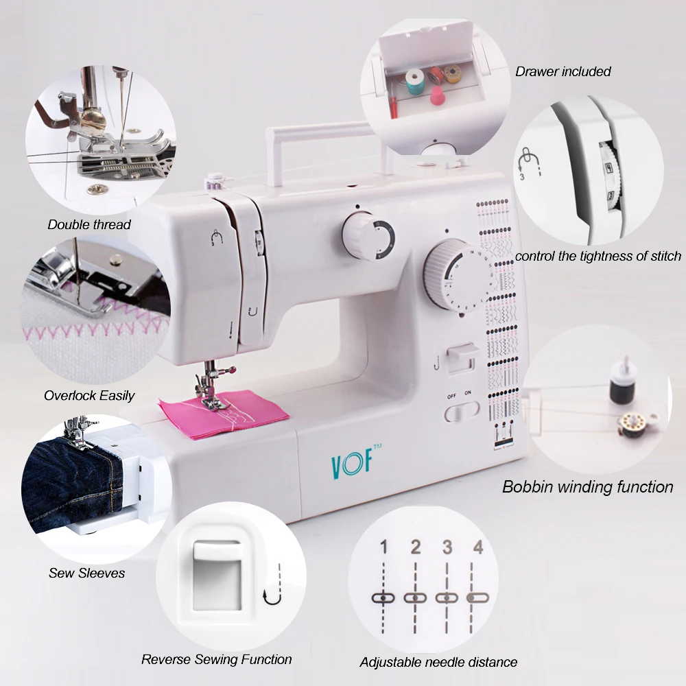 FHSM-705 Superior quality multifunction brand sewing machine for home use or sewing class