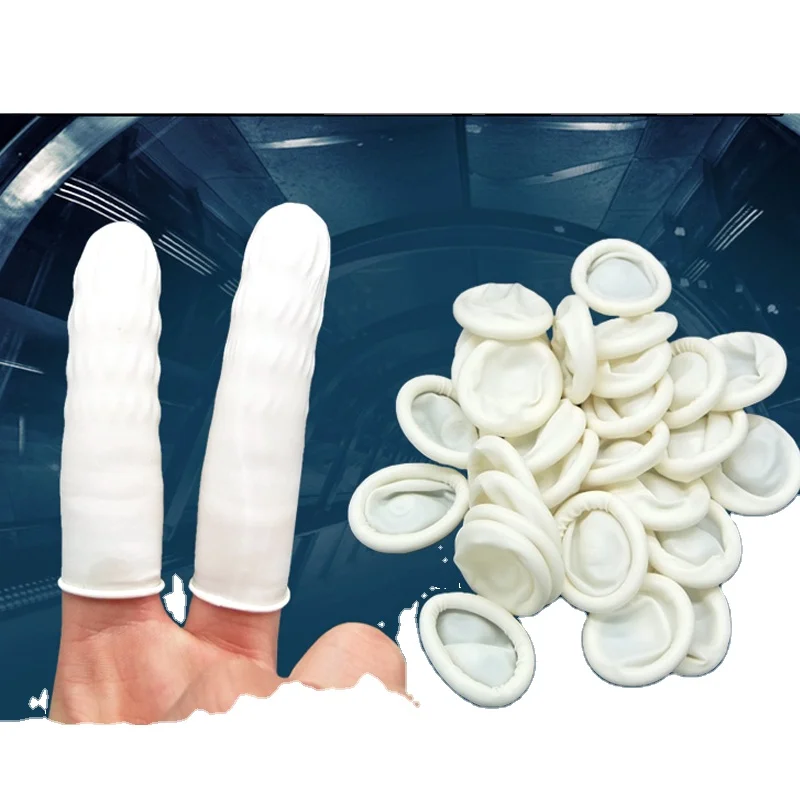 1000PCS/Bag  Disposable ESD Finger cot print Latex Fingertips Protective Finger Cots