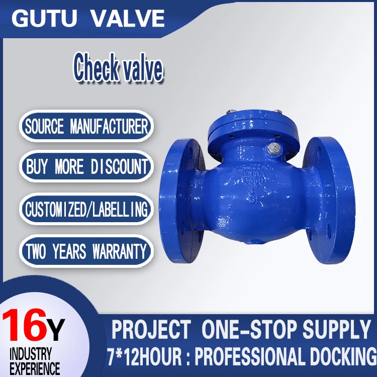 Metal Flange End Swing Check Valve non return swing check valve