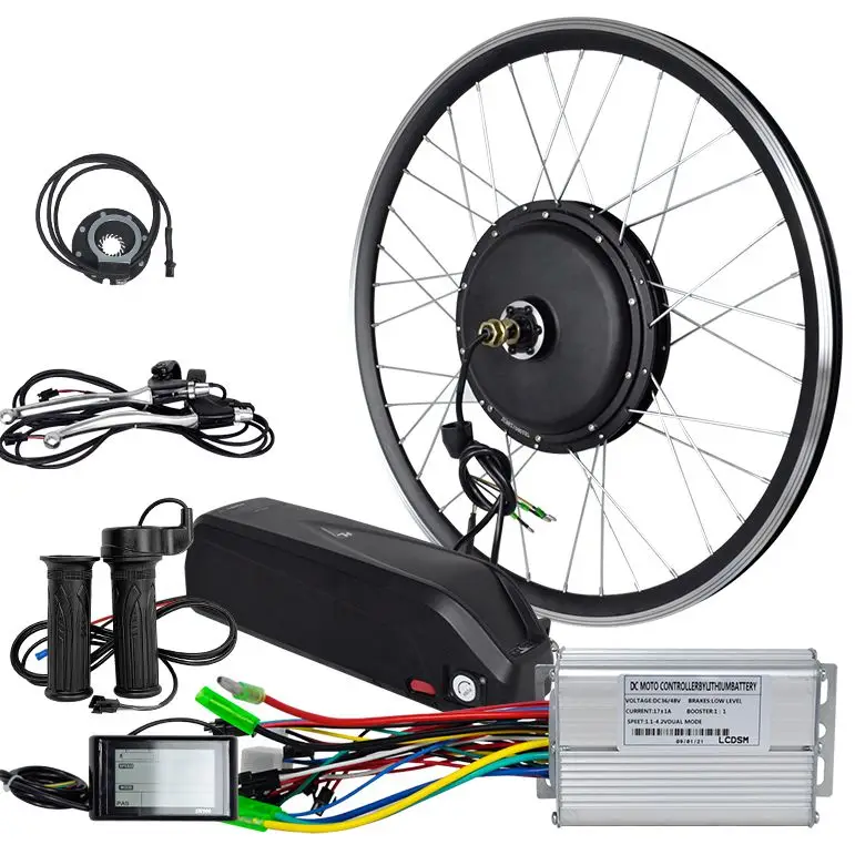 5 Star Best Reviewed Hub Motor 350W 500W Ebike Kit E Cycle 1000W 1500W Bicycle Electric Bike Conversion Kit