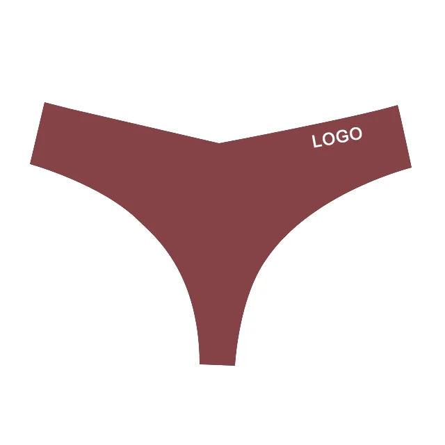 Hot Sell Wholesale Seamless Panties Ice Silk Hot Thong No Show Invisible Lingerie Women Seamless Panties Bikini Sexy for Women