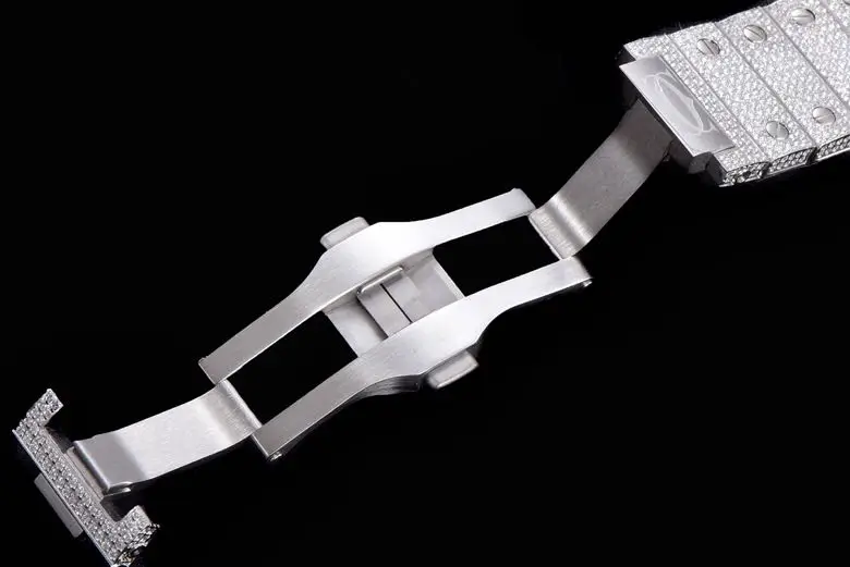 Diver high-end mechanical watch Watch 39.8MM 2824 movement QuickSwitch WSSA0013 Luxury brand VVS icy gypsophila diamond watch