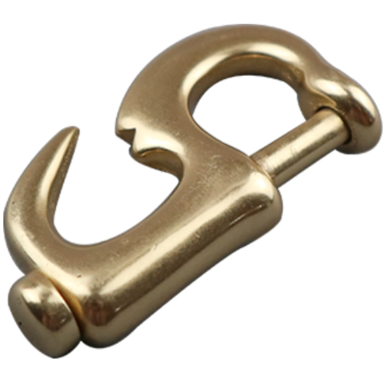 Leather Craft Hardware Solid Brass Navy Clasp Buckle Brass Color dog accessories 2021