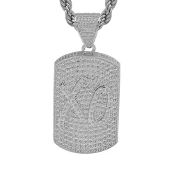 2022xoxo pendant Hip Hop Gold plated necklace trend XO brand