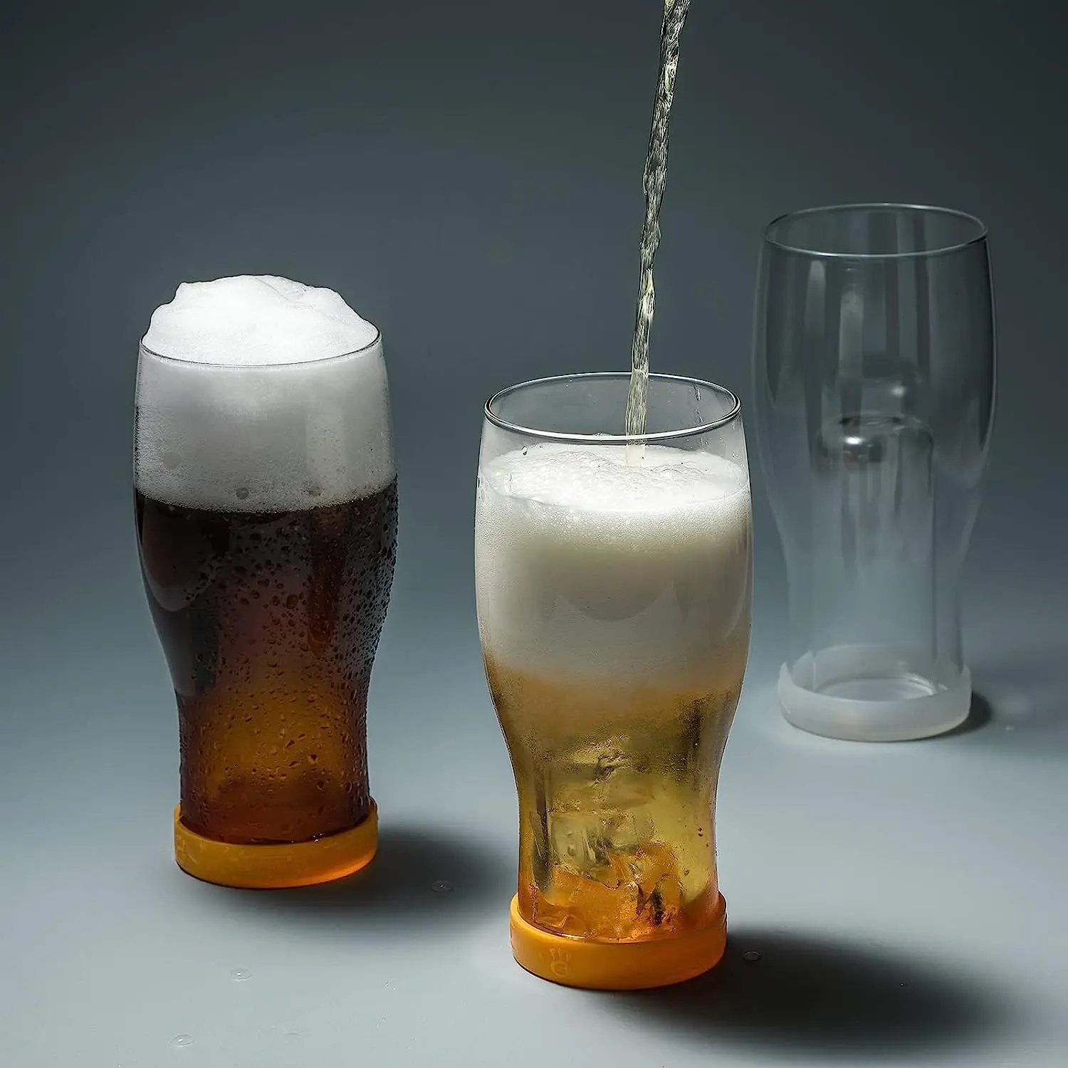 Personalized Hefeweizen Craft Double-walled Etched German Oktoberfest Goblet Beer Tumbler Crystal Glasses Gift Set